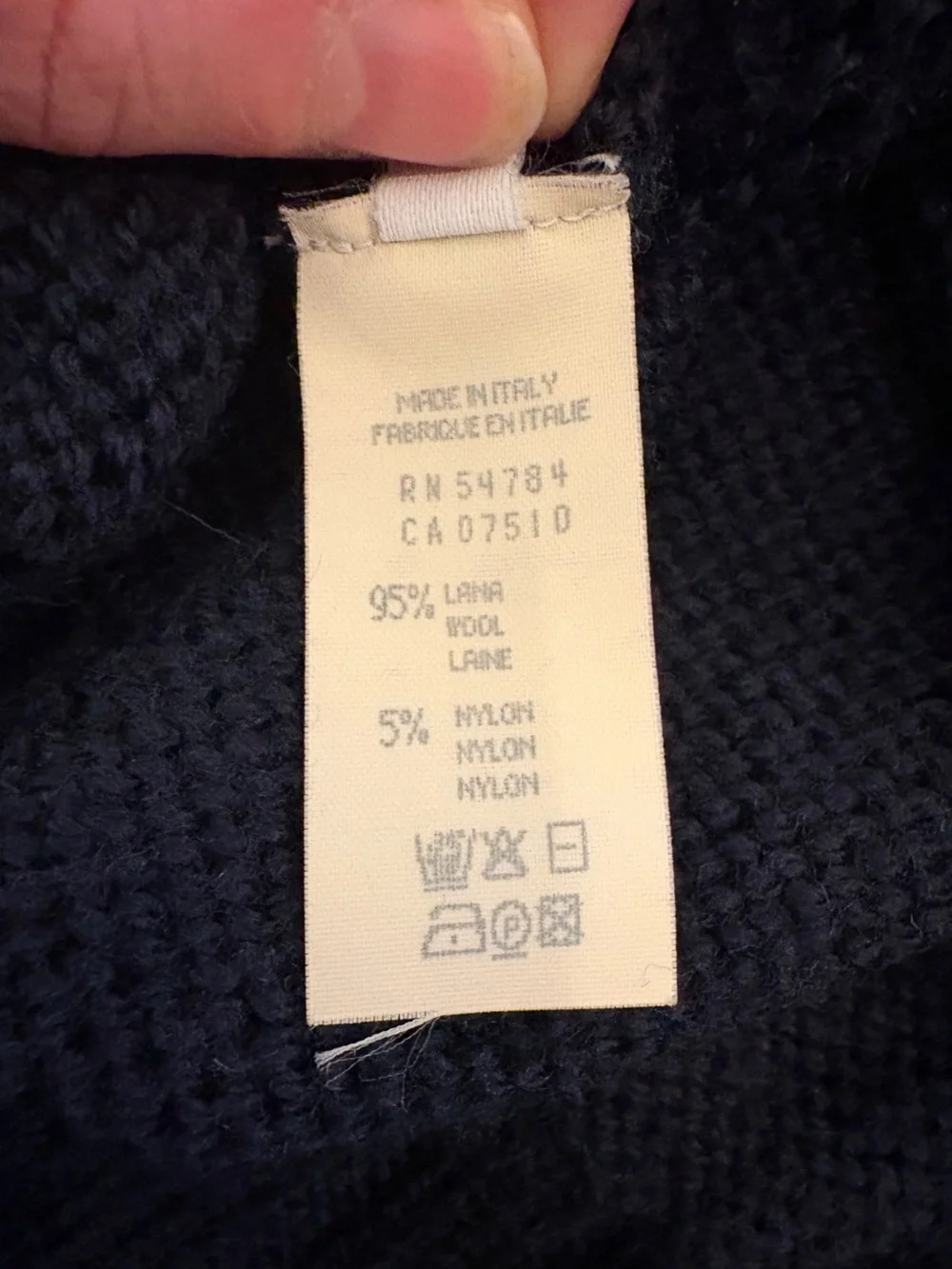 Giorgio Armani Black Sleeveless Turtleneck Knit Vest